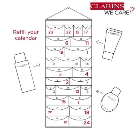 Clarins Bad & Douche | 24-Day Advent Calendar Refill Kit