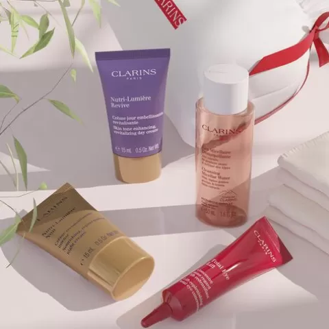 Clarins Nachtverzorging | Anti-Ageing Ontdekkingsset 60+ Nutri-Lumiere
