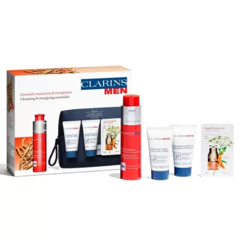 Clarins Hydrateren | men Cleansing & Energizing Essentials.