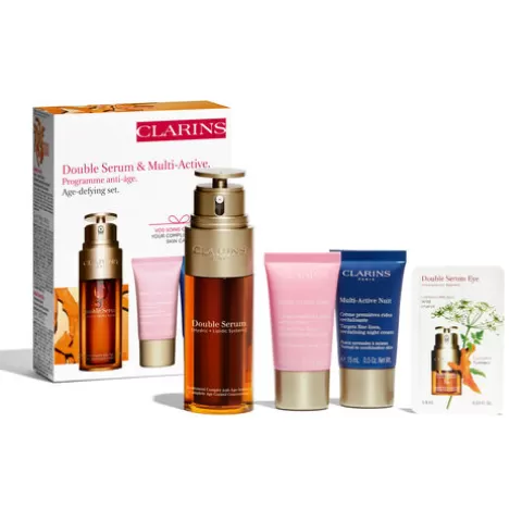 Clarins Double Serum Collectie | Double Serum & Multi-Active. Anti-Ageing Routine.