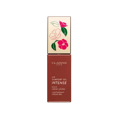 Clarins Lipolien | Lip Comfort Oil Intense Camellia Collection 10 Deep Camellia