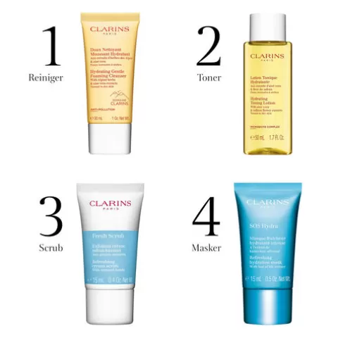 Clarins Reiniging & Lotions | Ontdekkingsset Hydraterende Reinigingsroutine