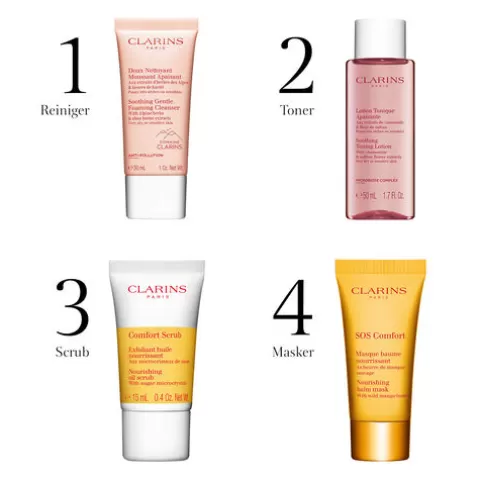 Clarins Reiniging & Lotions | Ontdekkingsset Kalmerende Reinigingsroutine