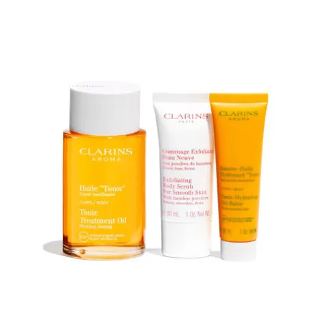 Clarins Lichaamsolien | Skin Renewing Routine.