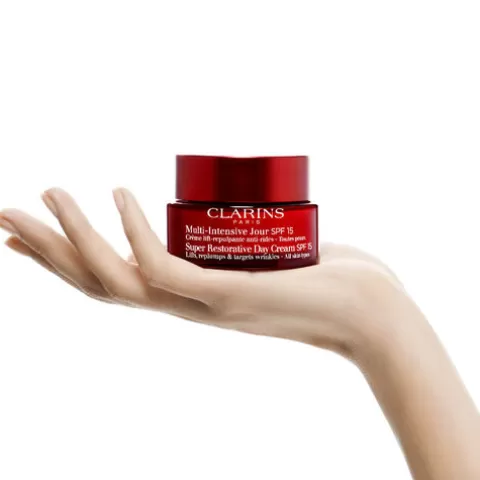 Clarins Dagverzorging | Super Restorative Day Cream Spf 15 - All Skin Types