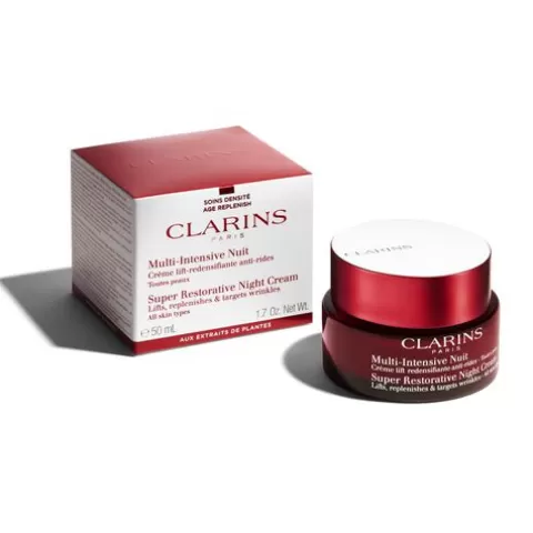 Clarins Nachtverzorging | Super Restorative Night Cream - Alle Huidtypes 50+